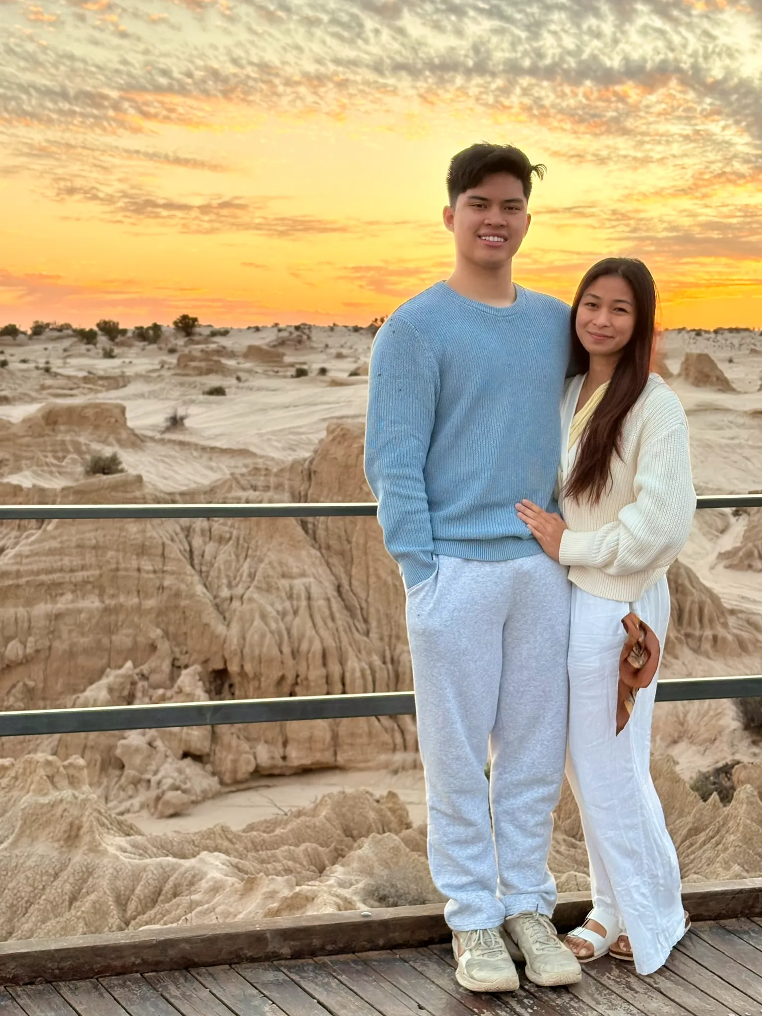Our trip to Lake Mungo. It felt like a foreshadowing of our future, spending quality time surrounded by the people we care about.