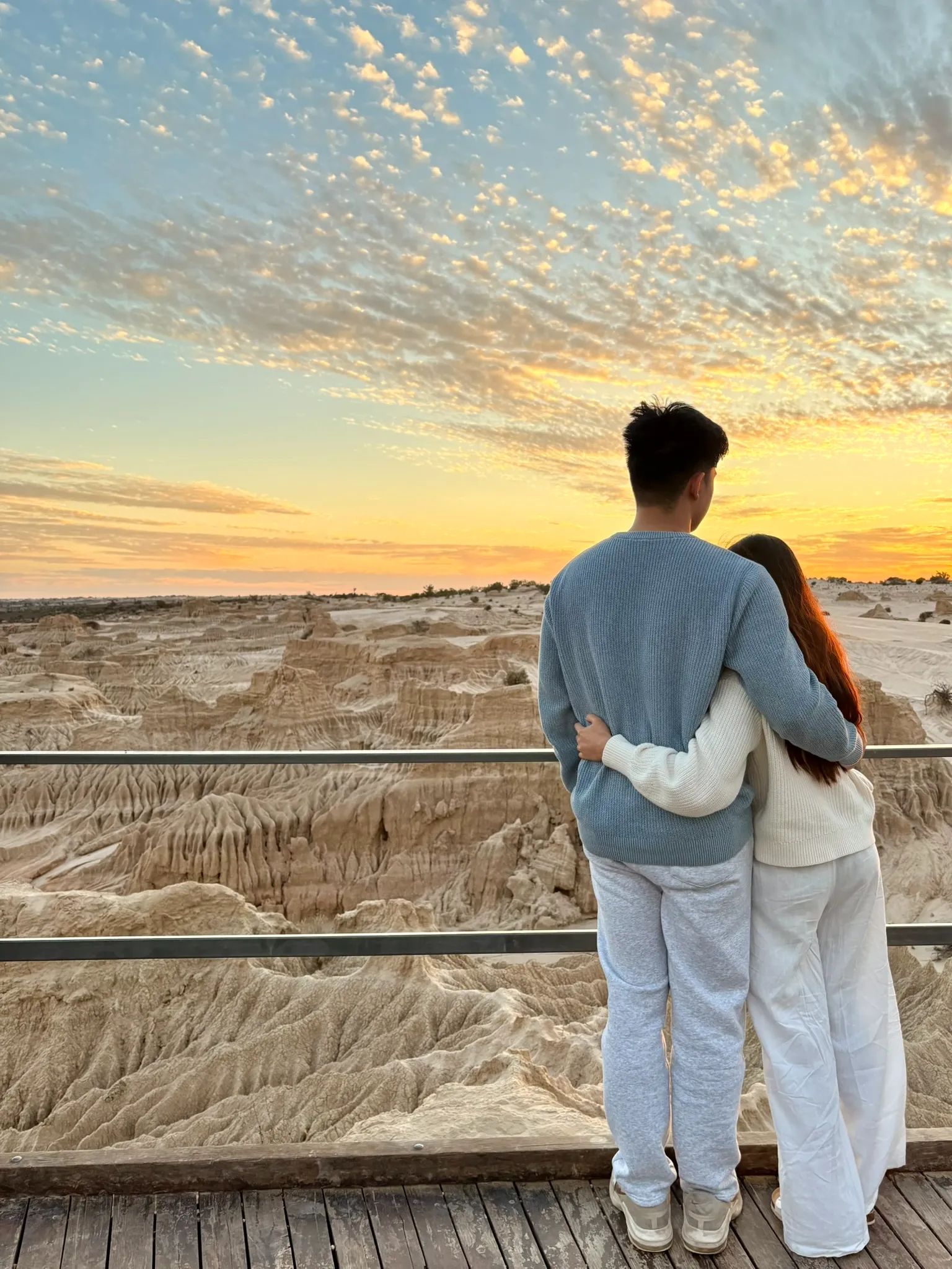 Our trip to Lake Mungo. It felt like a foreshadowing of our future, spending quality time surrounded by the people we care about.