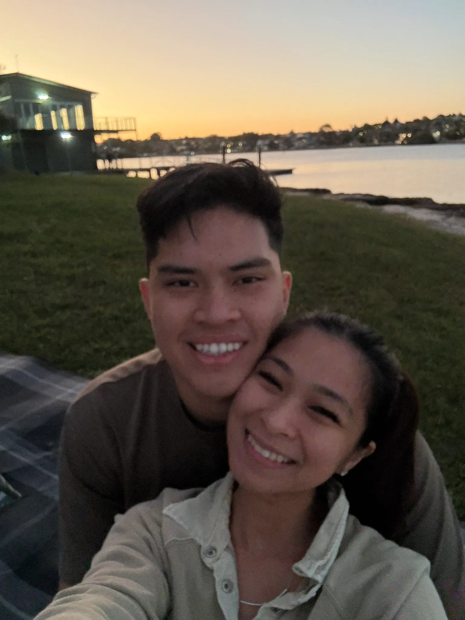 A simple picnic at the Bay Run. After going through so much together, this was a much-needed moment of peace and a big sigh of relief.