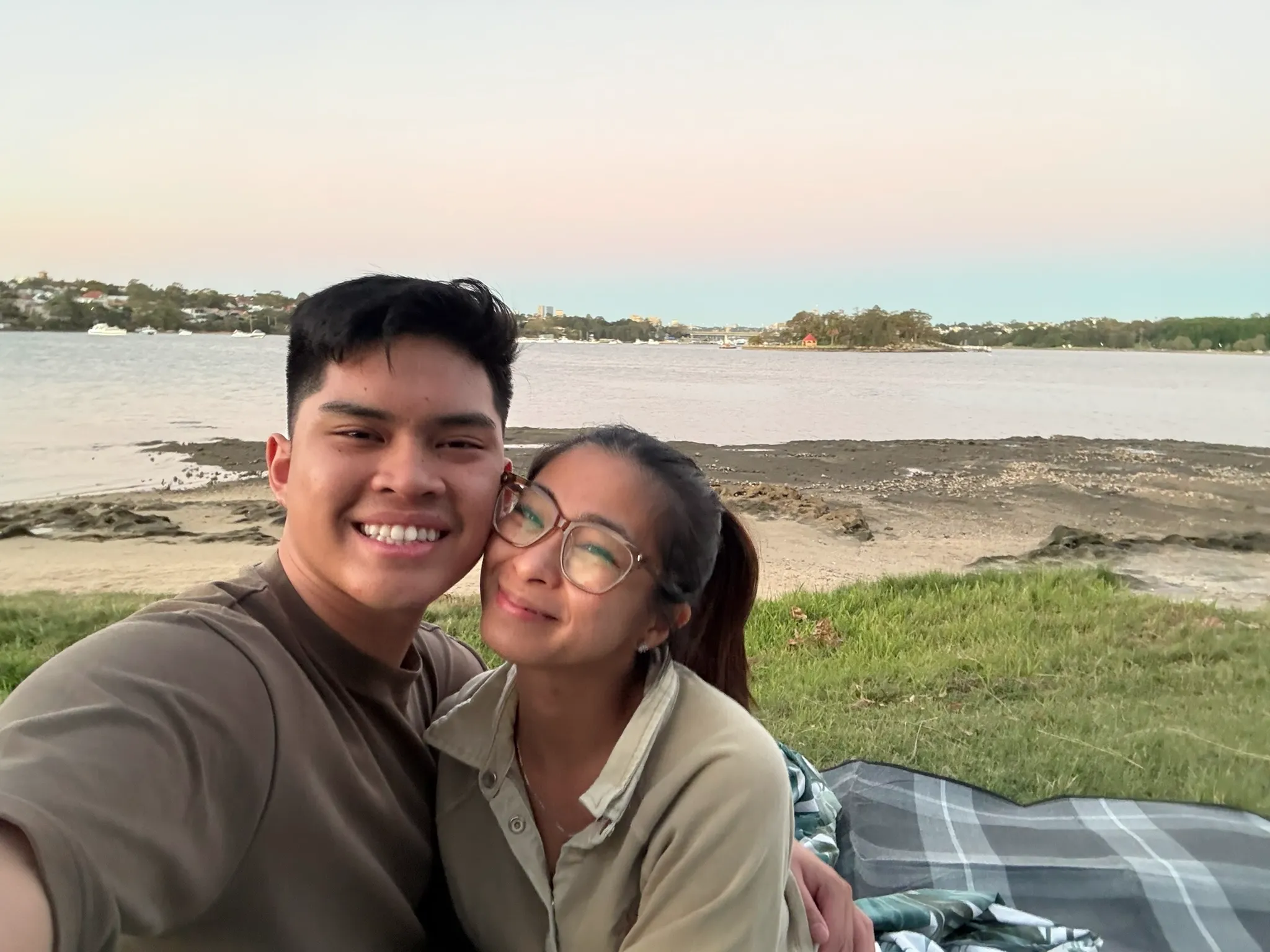 A simple picnic at the Bay Run. After going through so much together, this was a much-needed moment of peace and a big sigh of relief.
